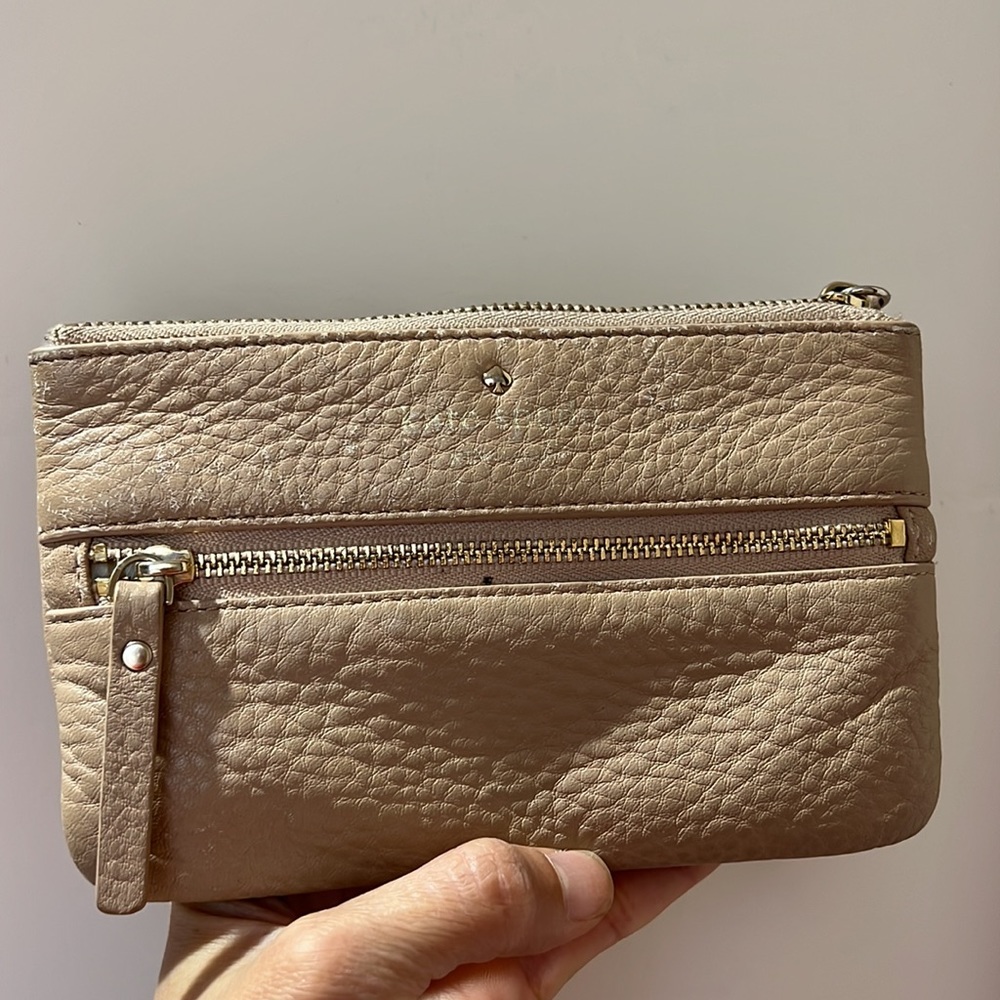 Used clutch..good for credit cards, money, coins and keys